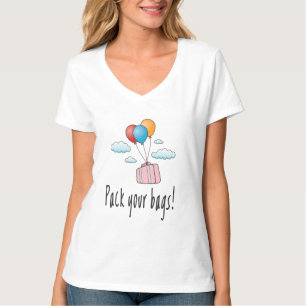 Packa dina väskor och låt oss gå på helgdag t shirt