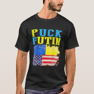 Packa Futin jag står upp med Ukraina Amerikanska U T Shirt