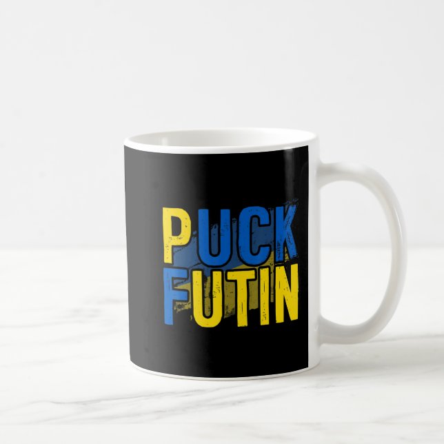 Packa Futin Memid jag står med Ukraina Lov Kaffemugg (Höger)
