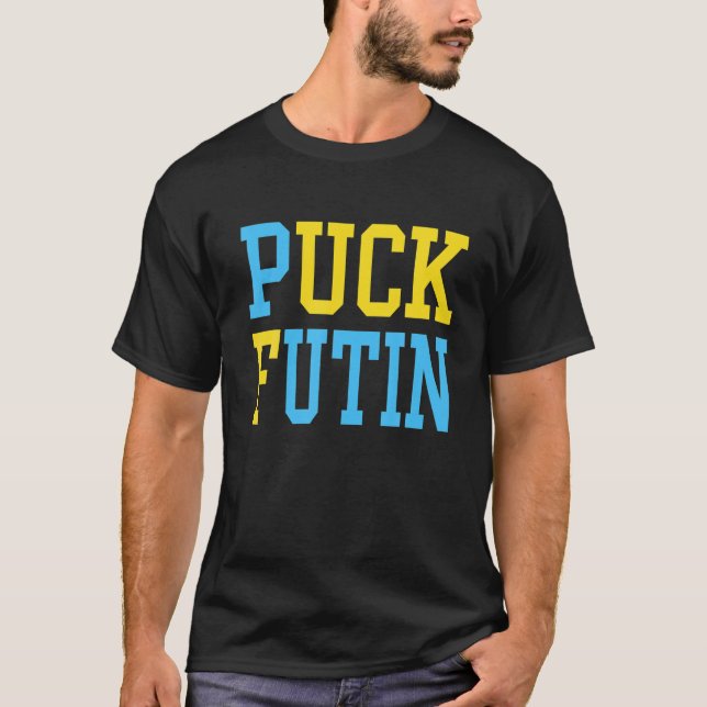 Packa Futin Memid jag står med Ukraina Lov T Shirt (Framsida)