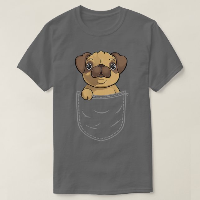 Packa i bröstfickpåse t shirt (Design framsida)