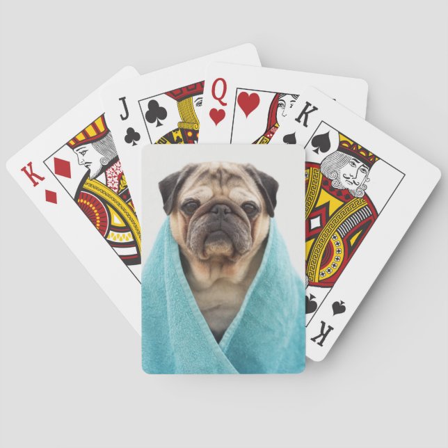 Packa i ett torn casinokort (Baksidan)