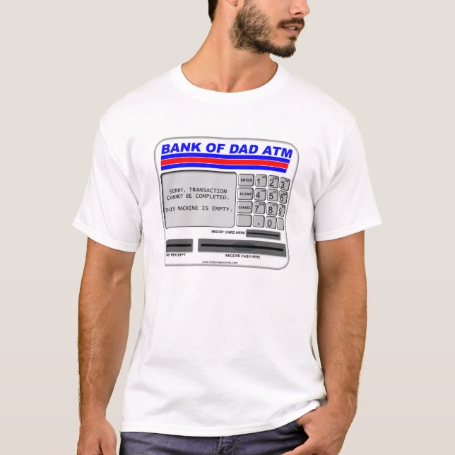 Packa ihop av pappan ATM Tee (Framsida)