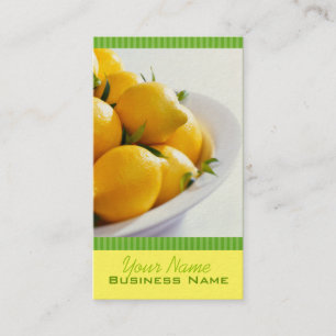 Packa! Lemons Affärskort Visitkort