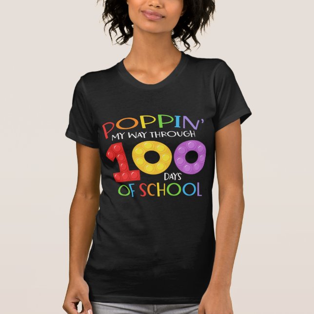 Packa mig genom 100 dagars skolgång t shirt (Framsida)
