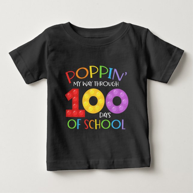 Packa mig genom 100 dagars skolgång t shirt (Framsida)