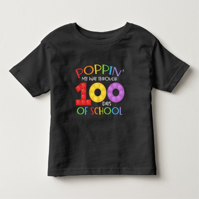 Packa mig genom 100 dagars skolgång t shirt (Framsida)
