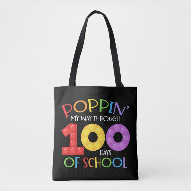 Packa mig genom 100 dagars skolgång tygkasse (Framsida)