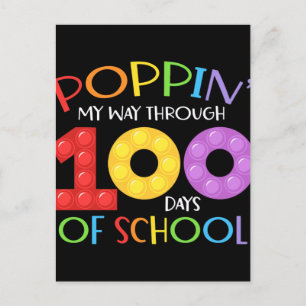 Packa mig genom 100 dagars skolgång vykort