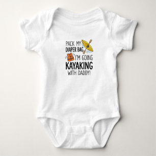 Packa Min Blöjbäda Jag Går Kanotpaddling Med Pappa T Shirt
