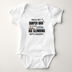 Packa Min Blöjbäda Jag ska gå Isklättring med papp T Shirt