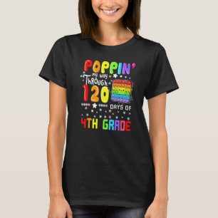 Packa min väg till 120 dagar av 4:e Klass Cute P T Shirt
