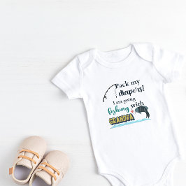 Packa mina blöjor jag ska fiska med morfar t shirt