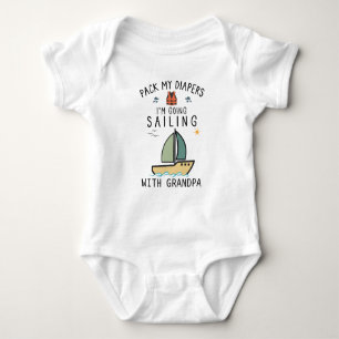 Packa mina blöjor jag ska segla med morfar t shirt
