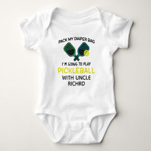 Packa mina blöjor jag ska spela Pickleball med far T Shirt