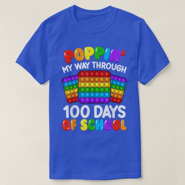 Packa mitt sätt att gå 100 dagar, roligt 100 dagar t shirt (Design framsida)