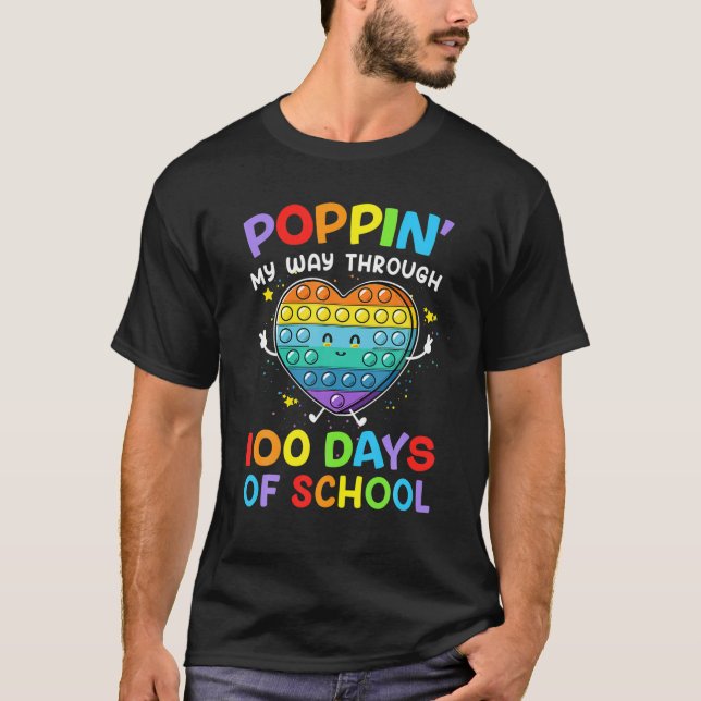 Packa mitt sätt att gå igenom 100 dagar med skolhj t shirt (Framsida)