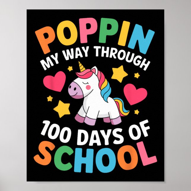 Packa mitt sätt att gå igenom 100 dagar skolroligt poster (Framsidan)