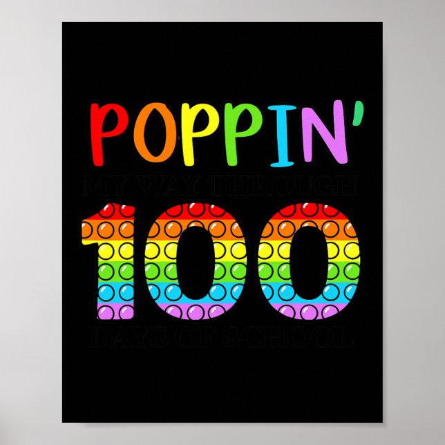 Packa mitt sätt att gå igenom 100 skoldagar poster (Framsidan)