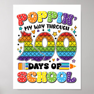 Packa mitt sätt till 100 dagar med skolbarn 100 to poster