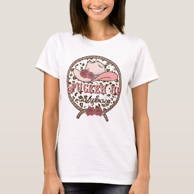 Packa upp Cowboy T Shirt (Framsida)
