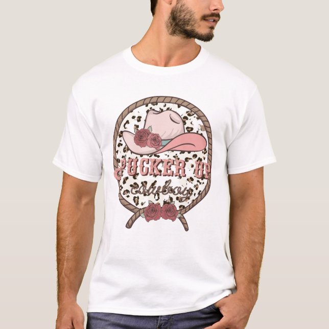 Packa upp Cowboy T Shirt (Framsida)