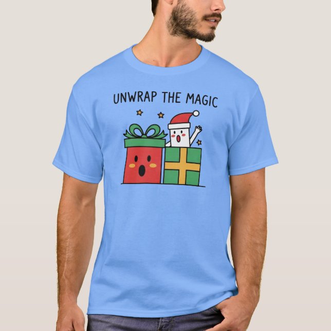 Packa upp den magiska julen t shirt (Framsida)