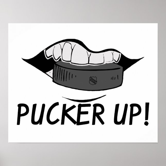 Packa upp Hockey Puck Poster (Framsidan)