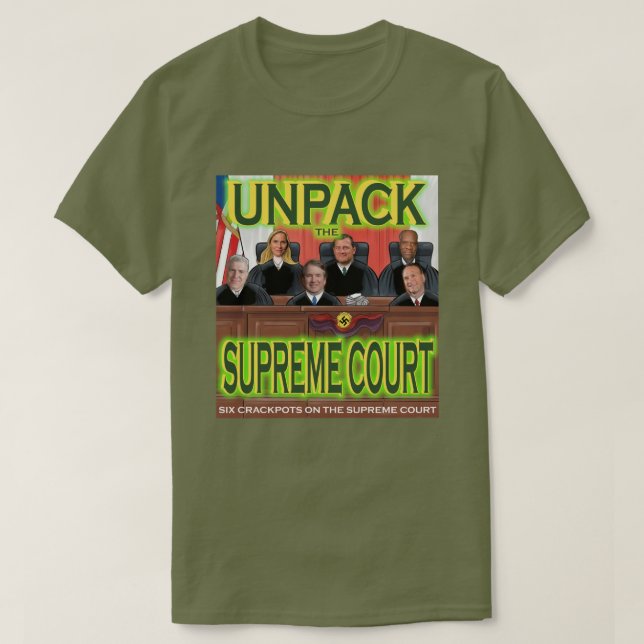 Packa upp Högsta domstolen T Shirt (Design framsida)