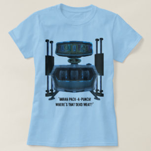 Packe-en-Stansmaskin w/Quote (kvinnor) T Shirt