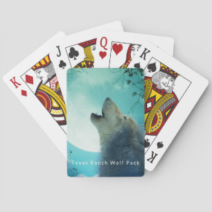 Packe för Texas ranchvarg som leker kort Casinokort