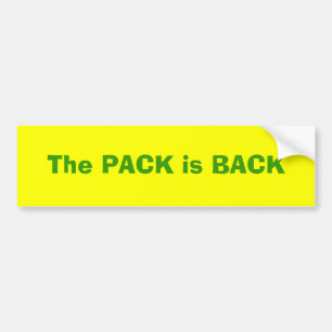 PACKEN är TILLBAKA Bildekal