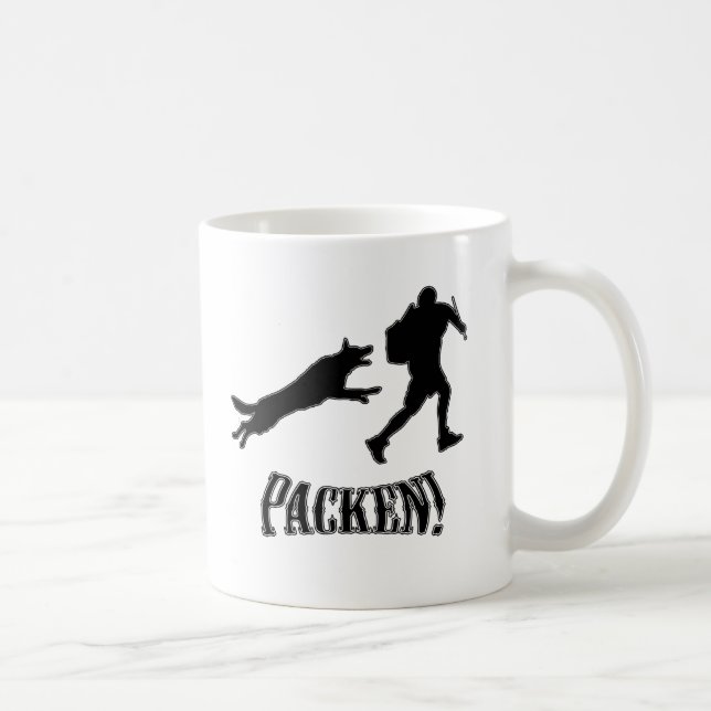 packen hunden och decoyen kaffemugg (Höger)
