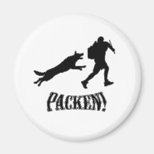 packen hunden och decoyen magnet