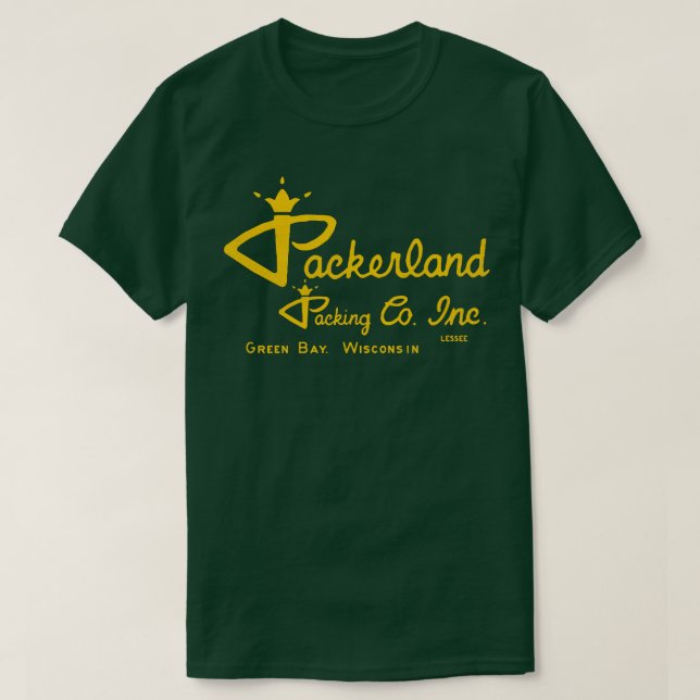 Packerland Packing CoGreen Bay WI T Shirt (Design framsida)