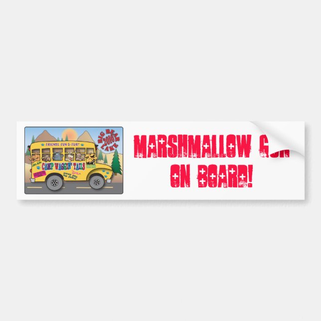Packin värmer för läger! bildekal (Framsidan)