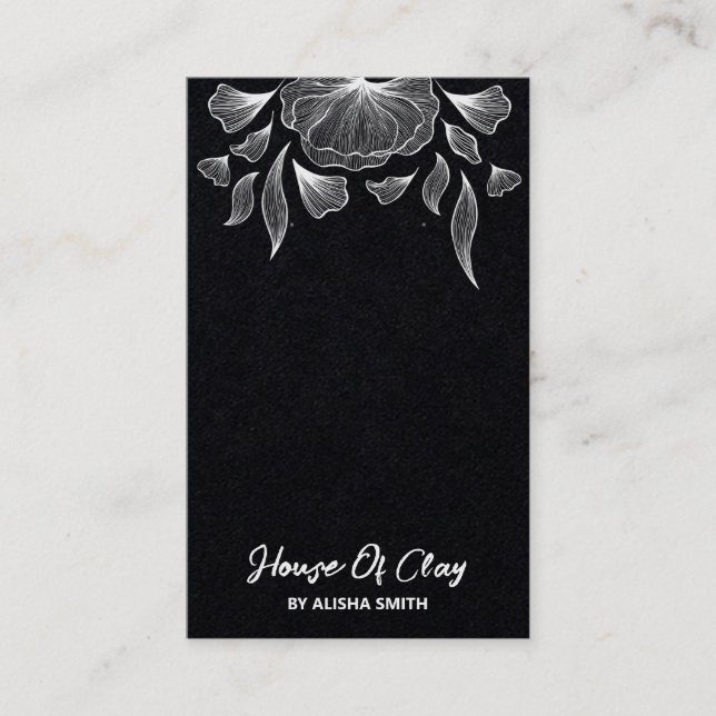 Packningskort för svartkonsthjälpmedel visitkort (Framsida)