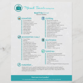 Packningslista: Bilresa (Grupp)