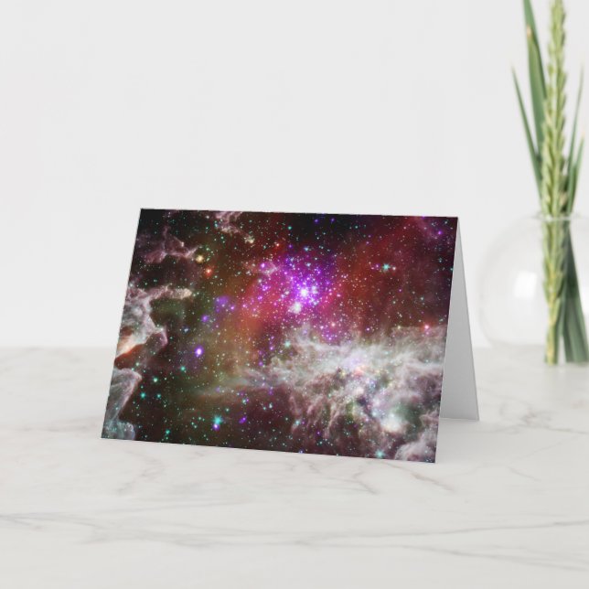 Pacman Nebula-födelsedagskort Kort (Framsida)