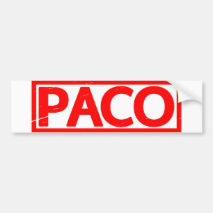 Paco Frimärke Bildekal