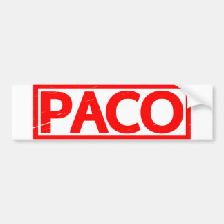 Paco Frimärke Bildekal