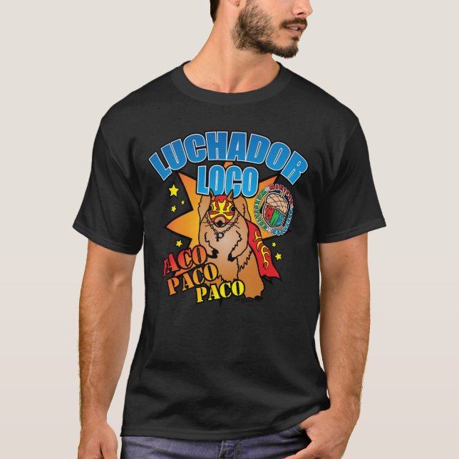 Paco Poster - Mexikanska Wrestling Squirrels T Shirt (Framsida)