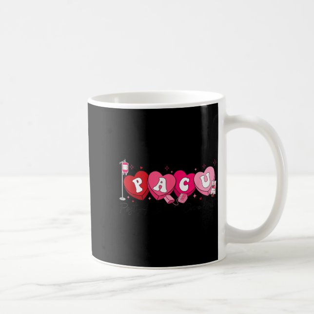 Pacu Nurse Valentine's Day St Anesthesia Care Unit Kaffemugg (Höger)