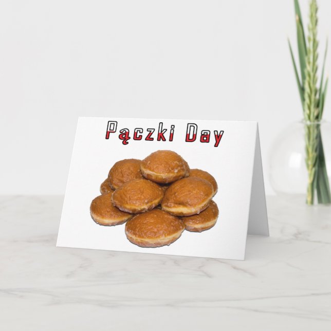 Paczki-dagen Kort (Framsida)