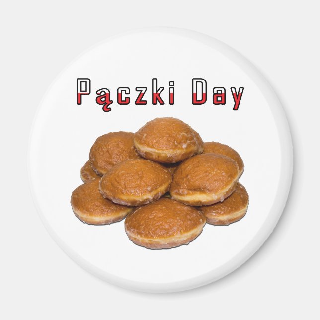 Paczki-dagen Magnet (Framsidan)