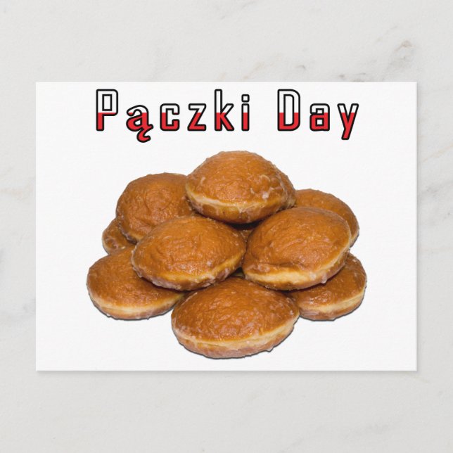 Paczki-dagen Vykort (Framsida)