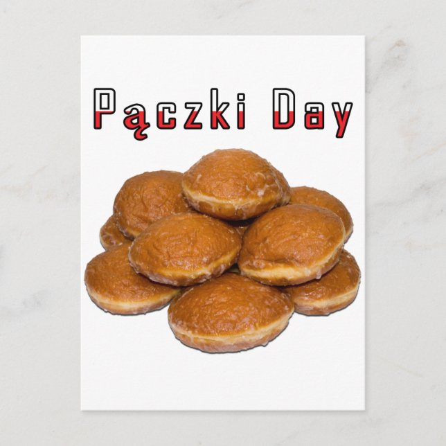 Paczki-dagen Vykort (Framsida)