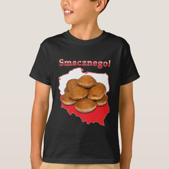Paczki Smacznego polska Karta Tee Shirt (Framsida)