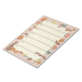 Pad för Cottagecore Weekly Planner Pad Anteckningsblock