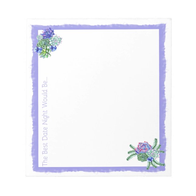 Pad för datumanteckning i natt anteckningsblock (Framsida)